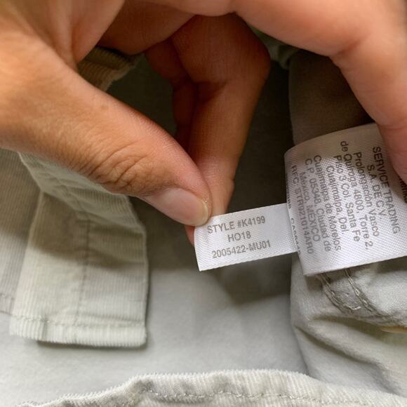 J Crew Shirt Mens S Small Slim Fit Ash Grey Corduroy Long Sleeve Stretch Cotton - Picture 7 of 10